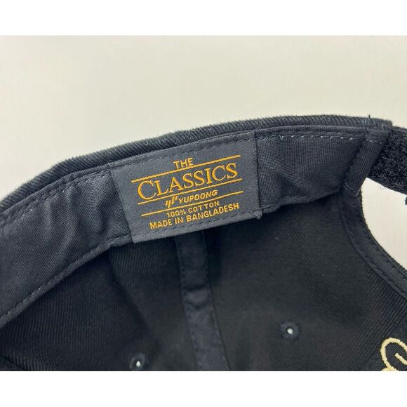 Yuppong MOOD The Classics 100% Cotton Black Adjustable Hat Cap - Picture 7 of 9